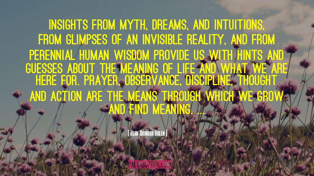 Jean Shinoda Bolen Quotes: Insights from myth, dreams, and