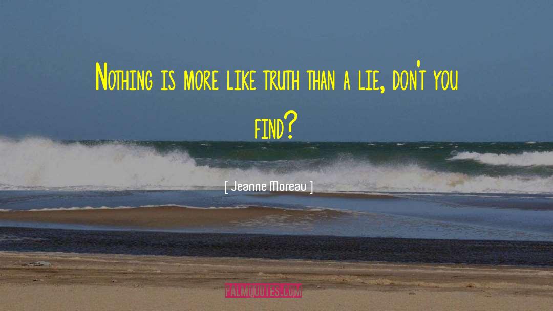 Jeanne Moreau Quotes: Nothing is more like truth