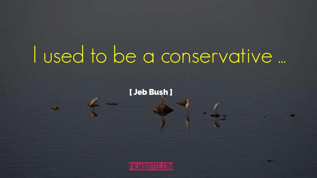 Jeb Bush Quotes: I used to be a
