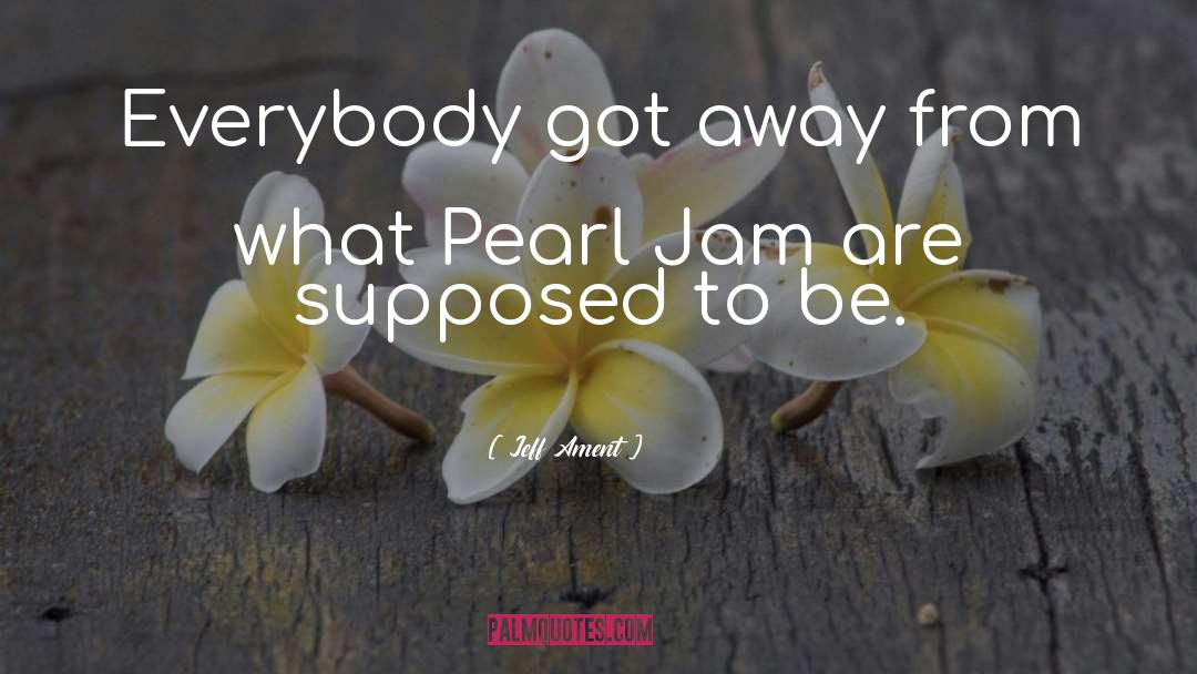 Jeff Ament Quotes: Everybody got away from what