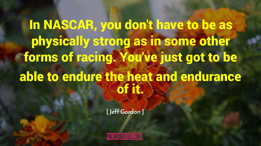 Jeff Gordon Quotes: In NASCAR, you don't have