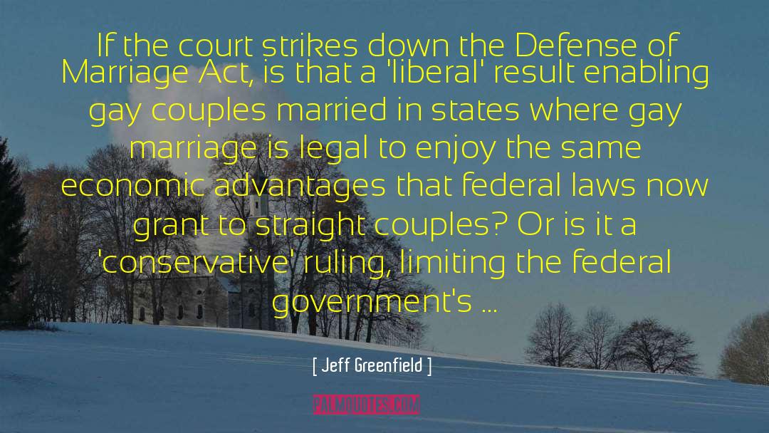 Jeff Greenfield Quotes: If the court strikes down