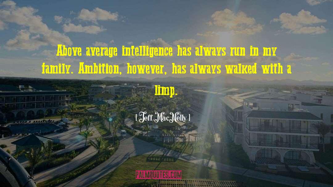 Jeff MacNelly Quotes: Above average intelligence has always