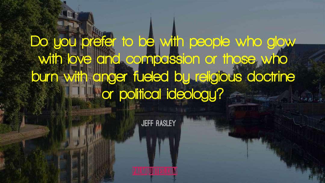 Jeff Rasley Quotes: Do you prefer to be