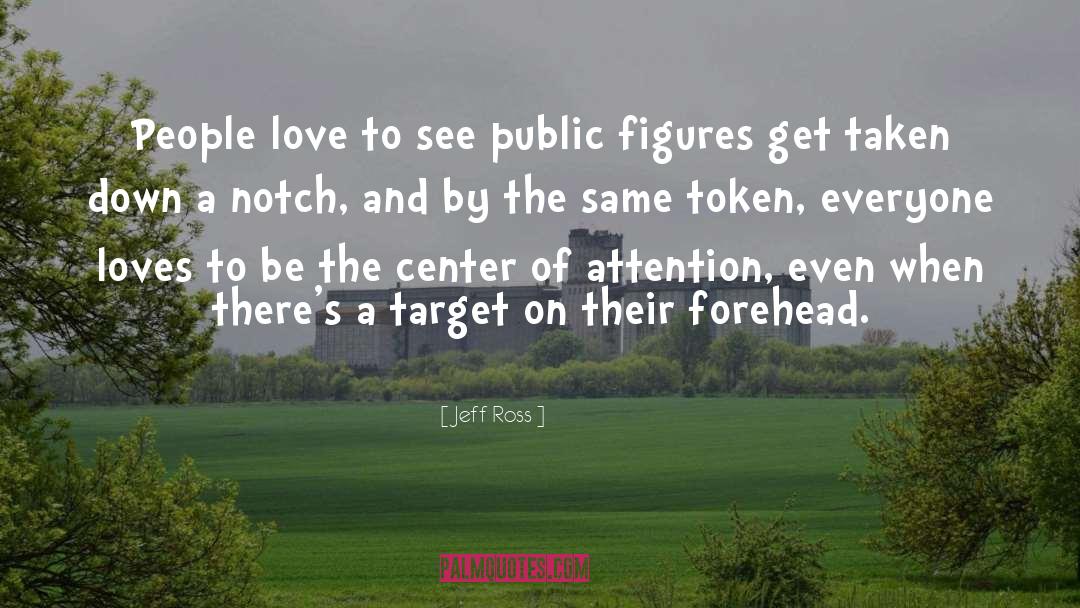 Jeff Ross Quotes: People love to see public