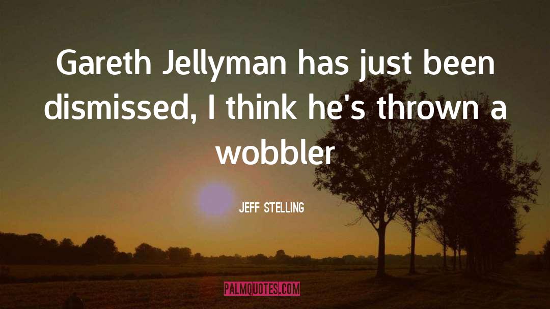 Jeff Stelling Quotes: Gareth Jellyman has just been