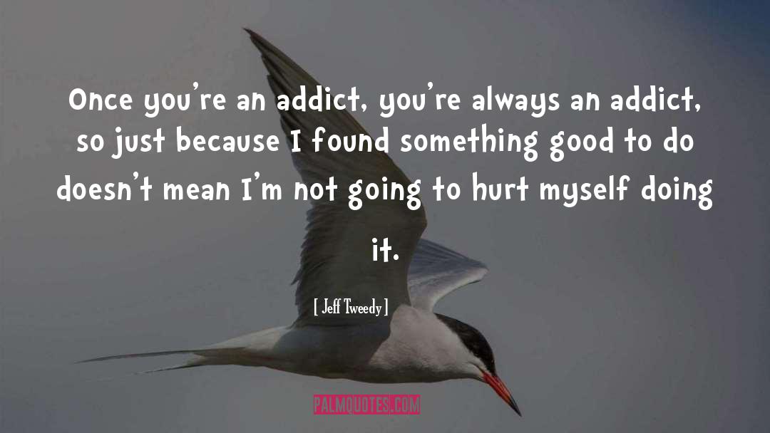 Jeff Tweedy Quotes: Once you're an addict, you're