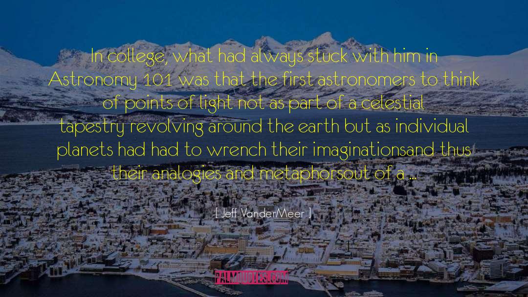 Jeff VanderMeer Quotes: In college, what had always