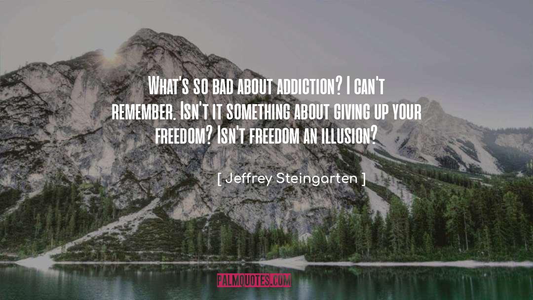 Jeffrey Steingarten Quotes: What's so bad about addiction?