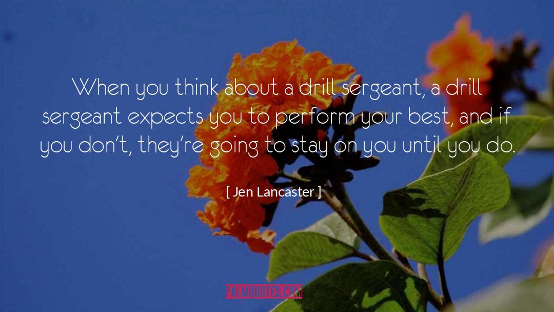Jen Lancaster Quotes: When you think about a