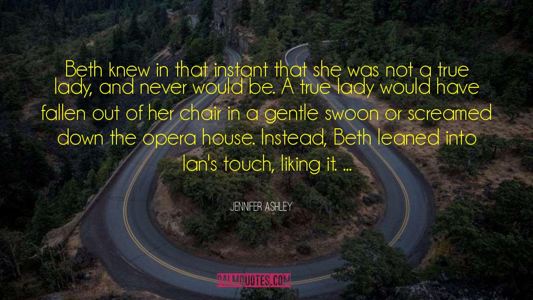 Jennifer Ashley Quotes: Beth knew in that instant