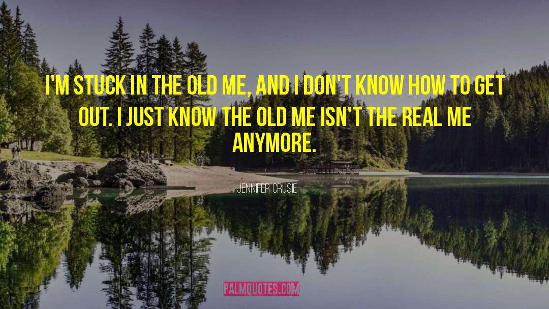 Jennifer Crusie Quotes: I'm stuck in the old