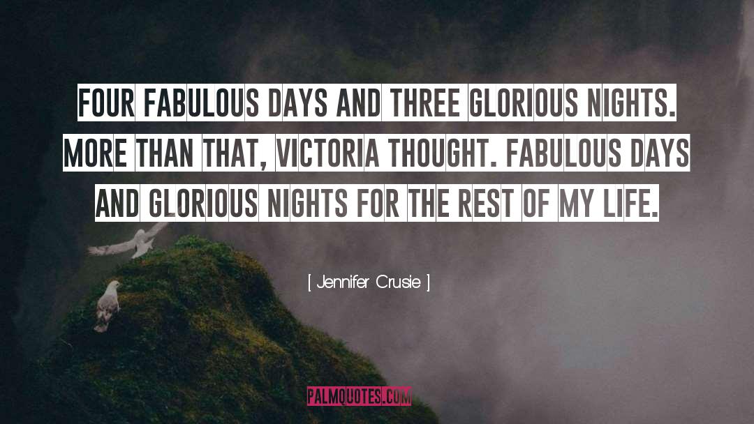 Jennifer Crusie Quotes: Four fabulous days and three