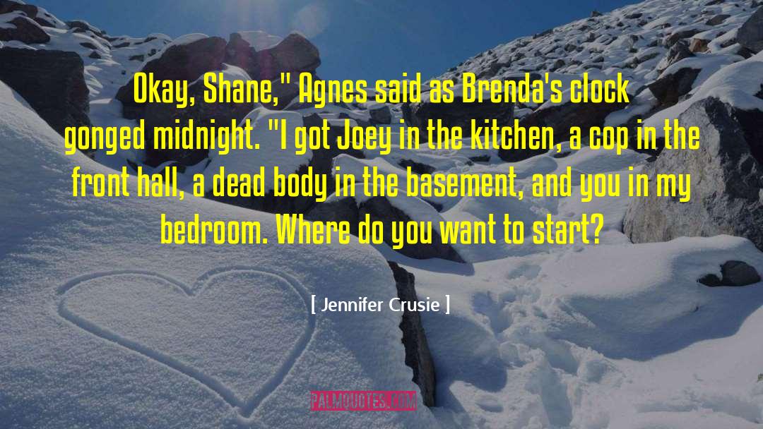 Jennifer Crusie Quotes: Okay, Shane,