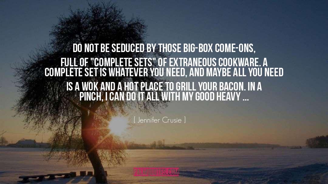 Jennifer Crusie Quotes: Do not be seduced by