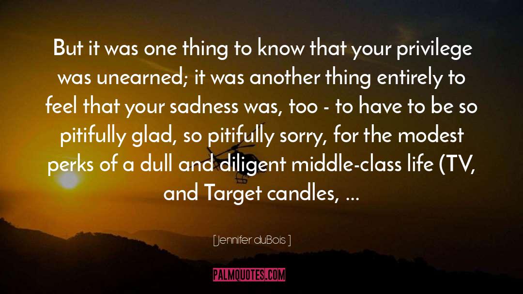 Jennifer DuBois Quotes: But it was one thing