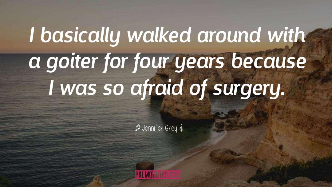 Jennifer Grey Quotes: I basically walked around with