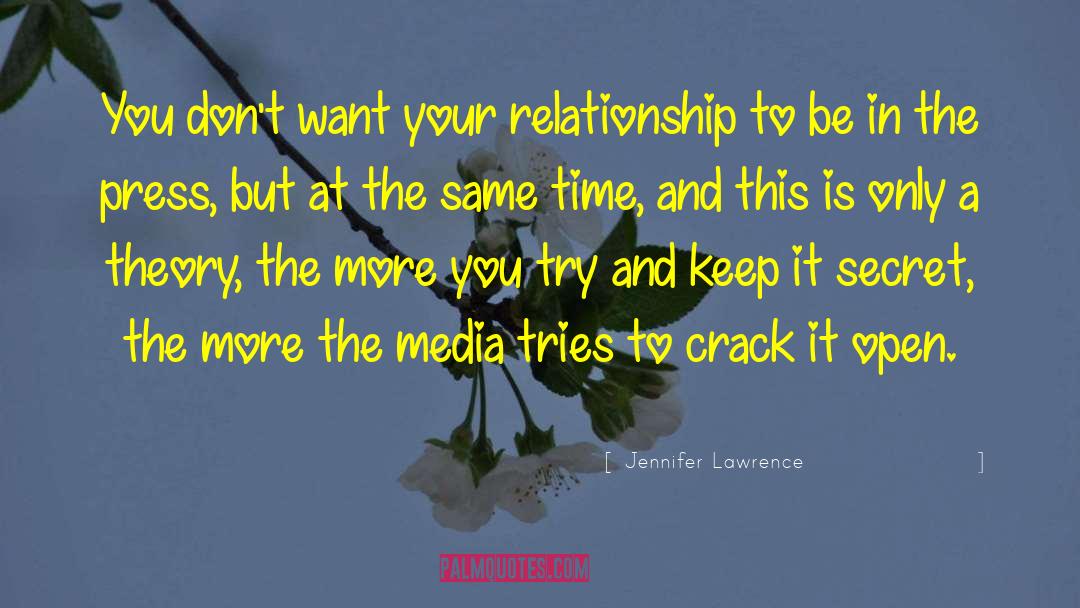 Jennifer Lawrence Quotes: You don't want your relationship