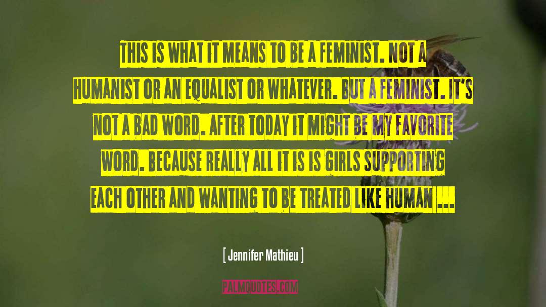 Jennifer Mathieu Quotes: This is what it means