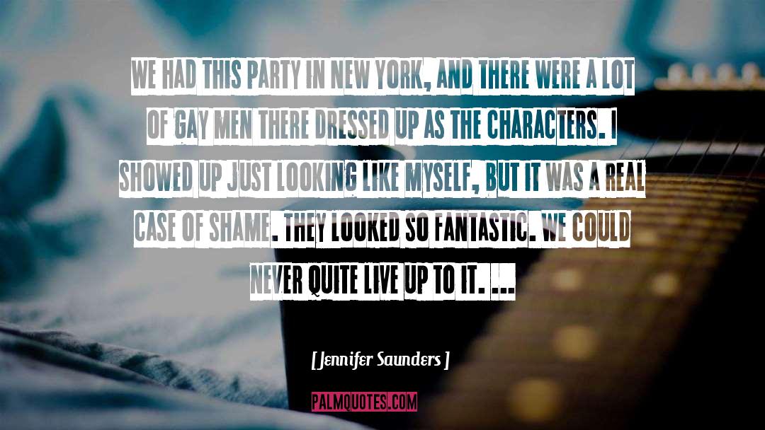 Jennifer Saunders Quotes: We had this party in