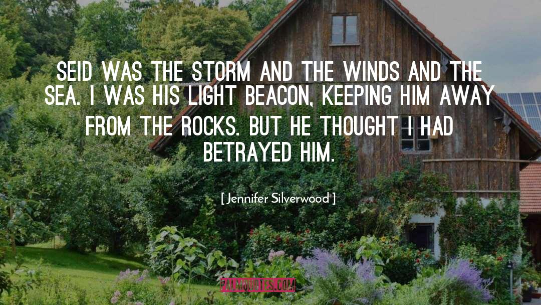 Jennifer Silverwood Quotes: Seid was the storm and