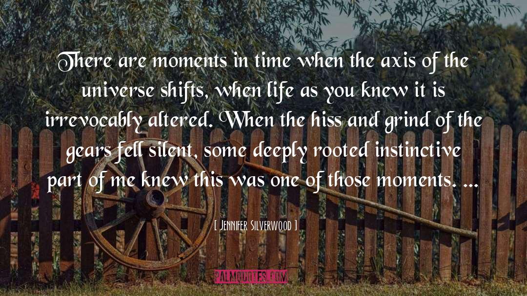 Jennifer Silverwood Quotes: There are moments in time