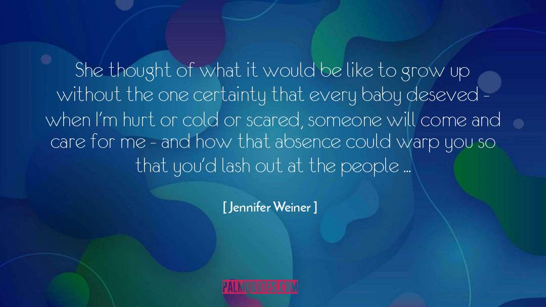 Jennifer Weiner Quotes: She thought of what it