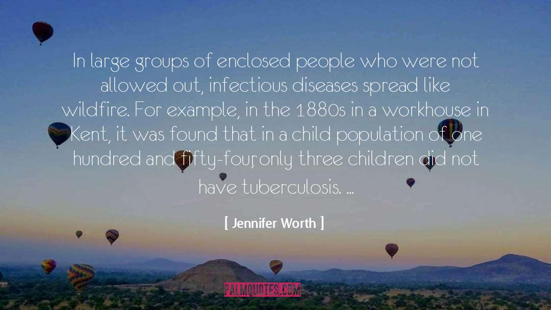 Jennifer Worth Quotes: In large groups of enclosed