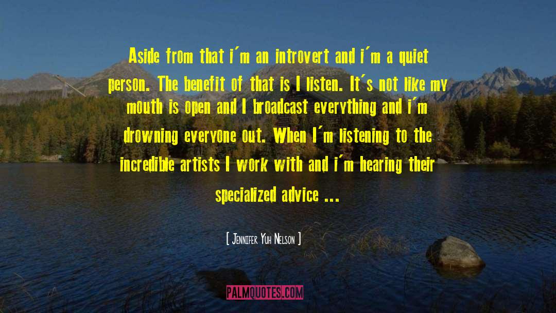Jennifer Yuh Nelson Quotes: Aside from that i'm an