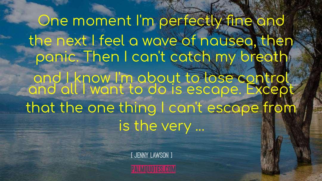 Jenny Lawson Quotes: One moment I'm perfectly fine