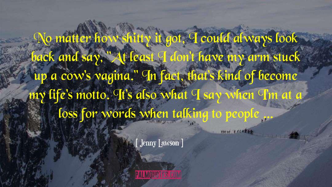 Jenny Lawson Quotes: No matter how shitty it