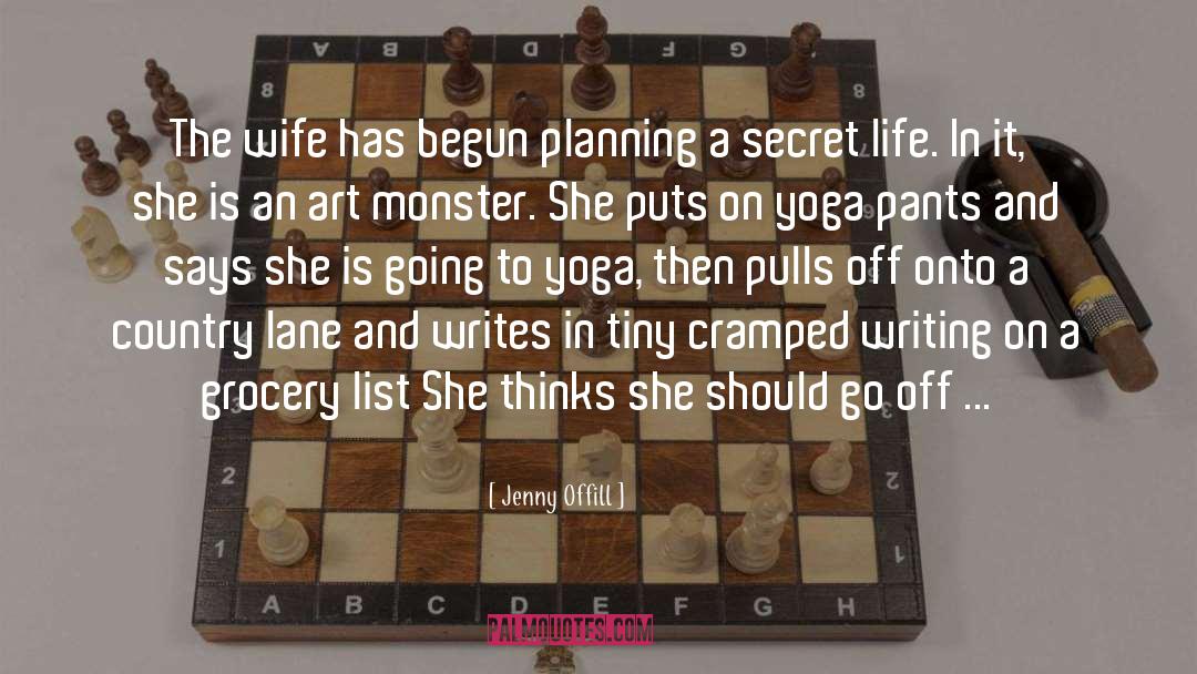 Jenny Offill Quotes: The wife has begun planning