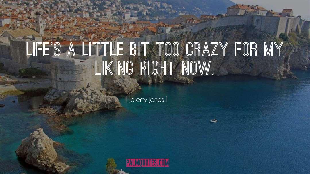 Jeremy Jones Quotes: Life's a little bit too