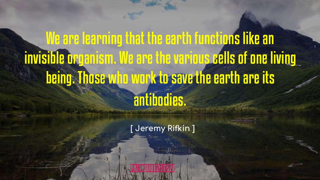 Jeremy Rifkin Quotes: We are learning that the