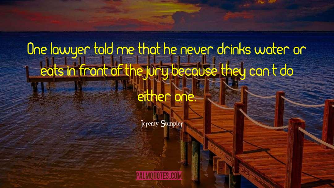 Jeremy Sumpter Quotes: One lawyer told me that