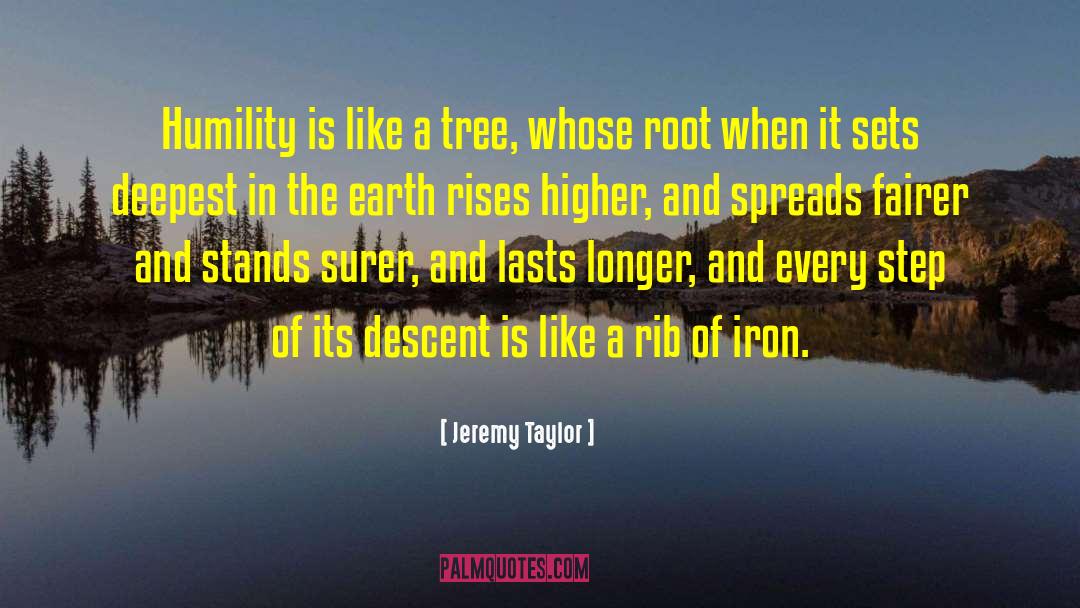 Jeremy Taylor Quotes: Humility is like a tree,