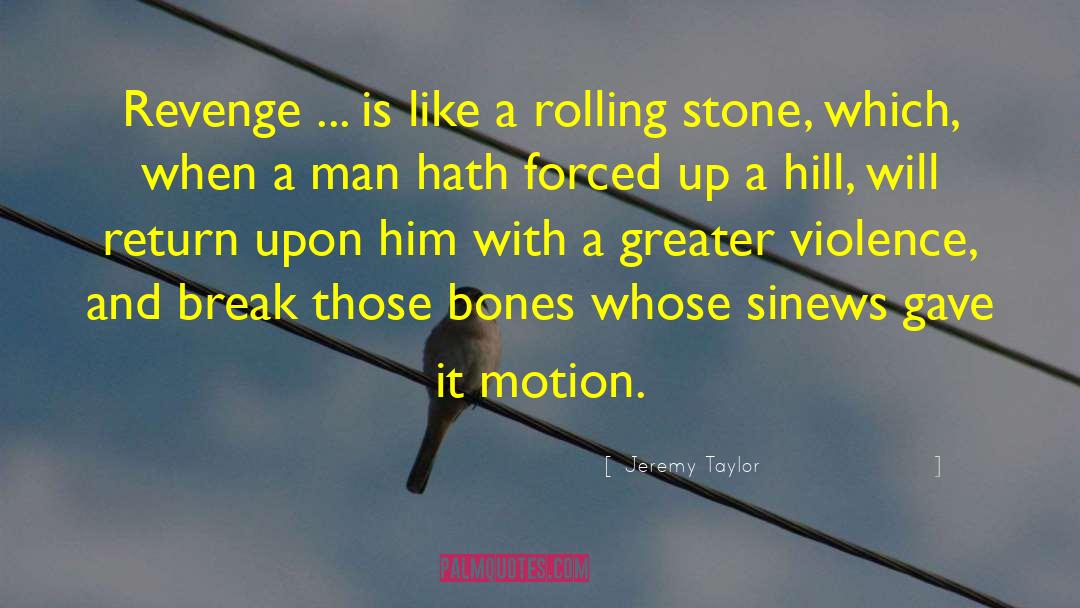 Jeremy Taylor Quotes: Revenge ... is like a