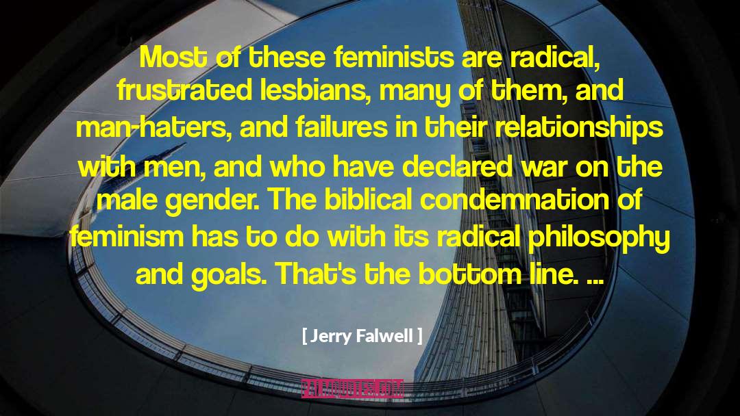 Jerry Falwell Quotes: Most of these feminists are