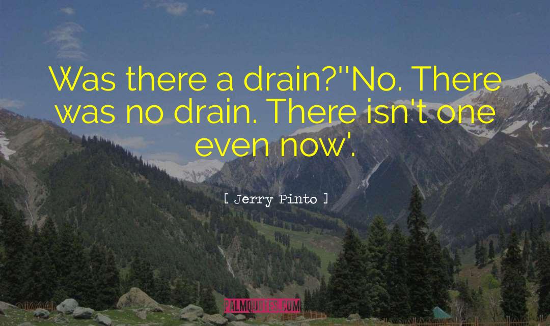 Jerry Pinto Quotes: Was there a drain?'<br>'No. There