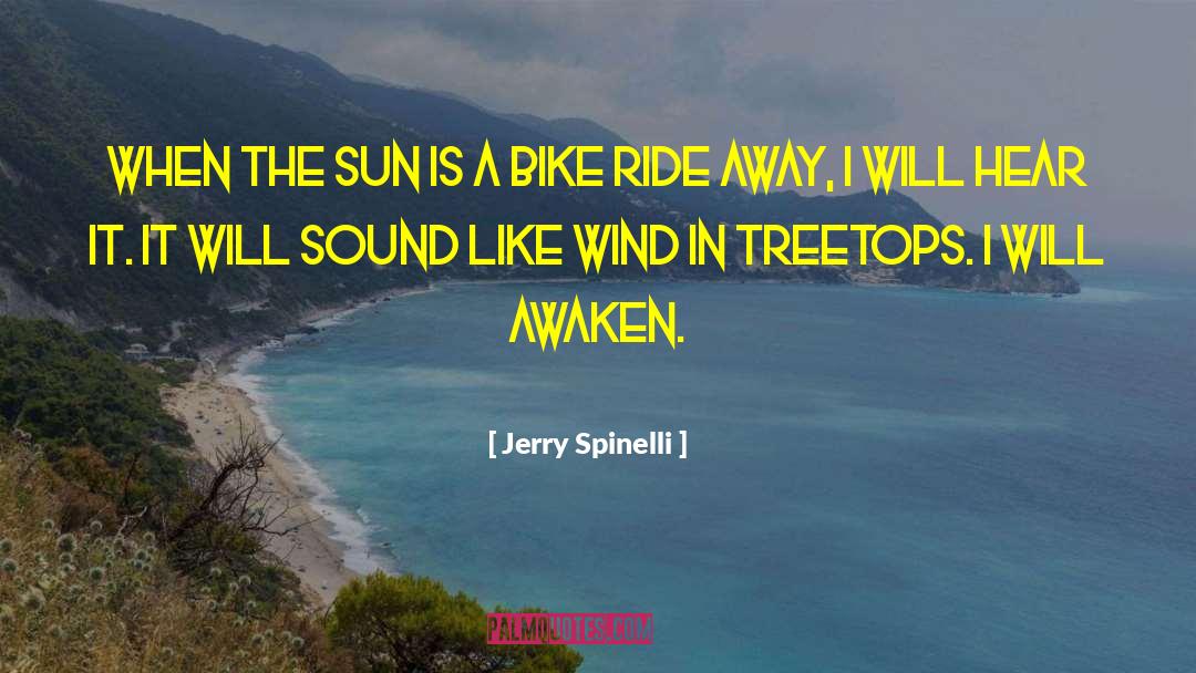 Jerry Spinelli Quotes: When the sun is a