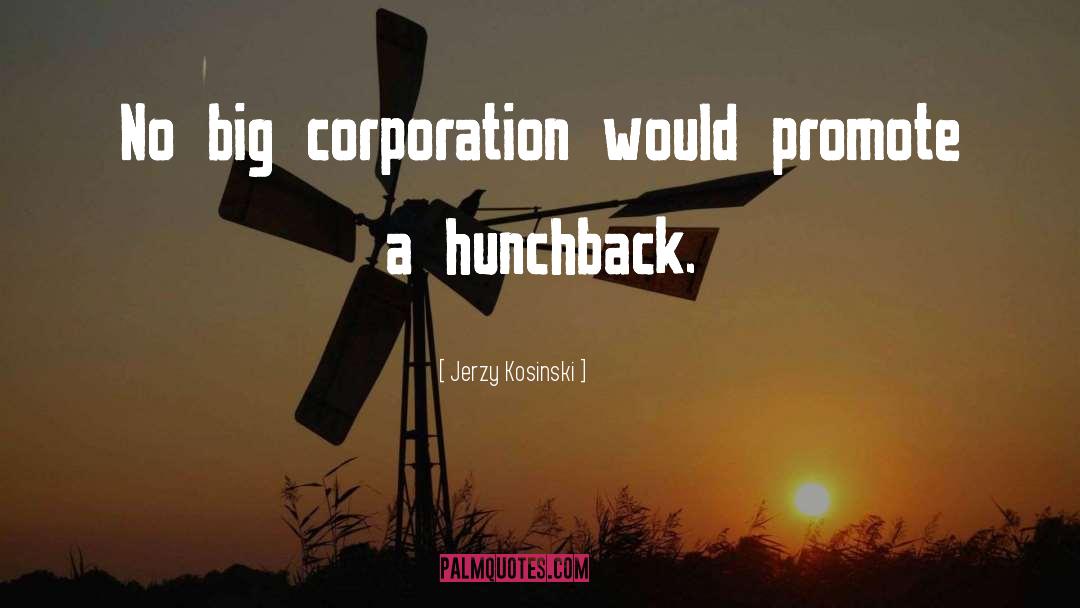 Jerzy Kosinski Quotes: No big corporation would promote