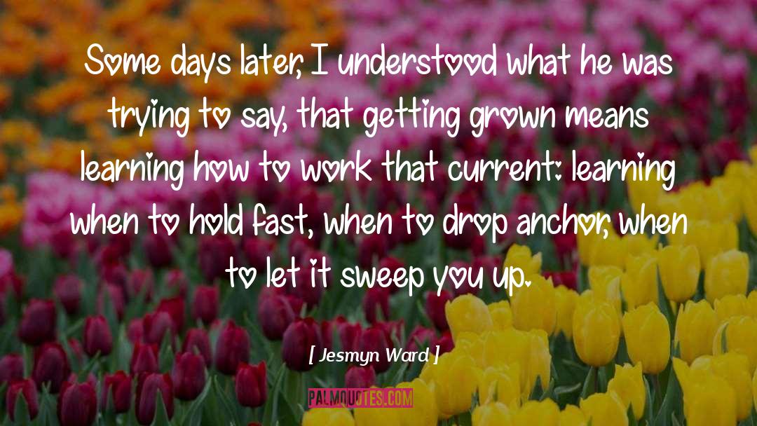 Jesmyn Ward Quotes: Some days later, I understood