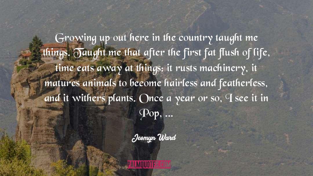 Jesmyn Ward Quotes: Growing up out here in