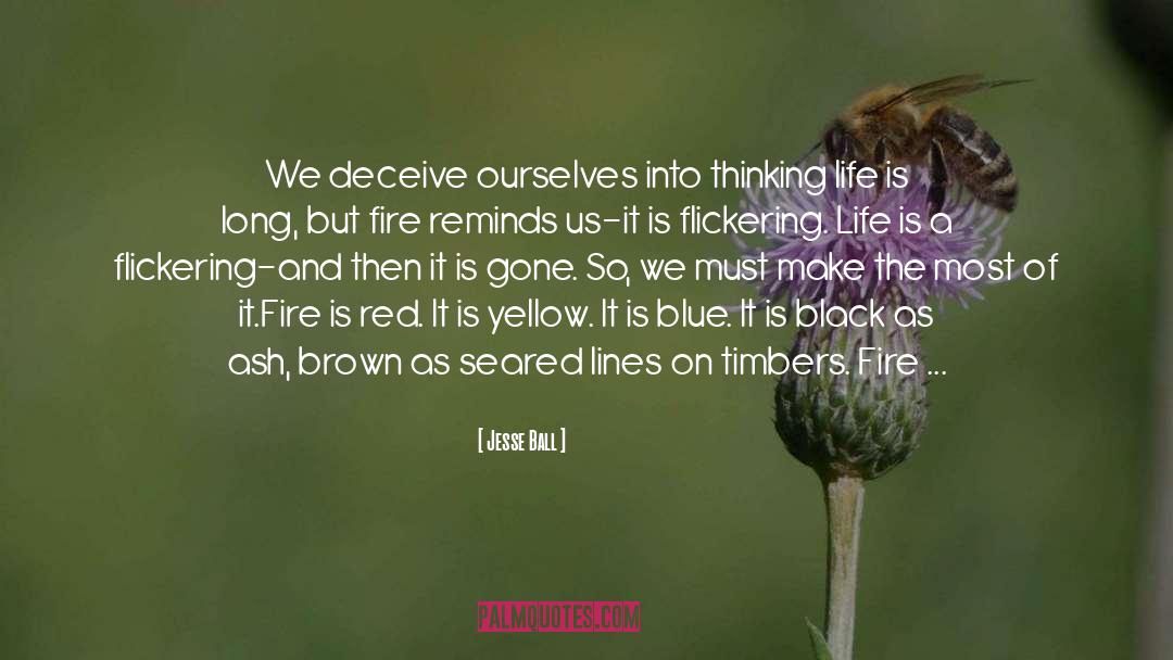 Jesse Ball Quotes: We deceive ourselves into thinking