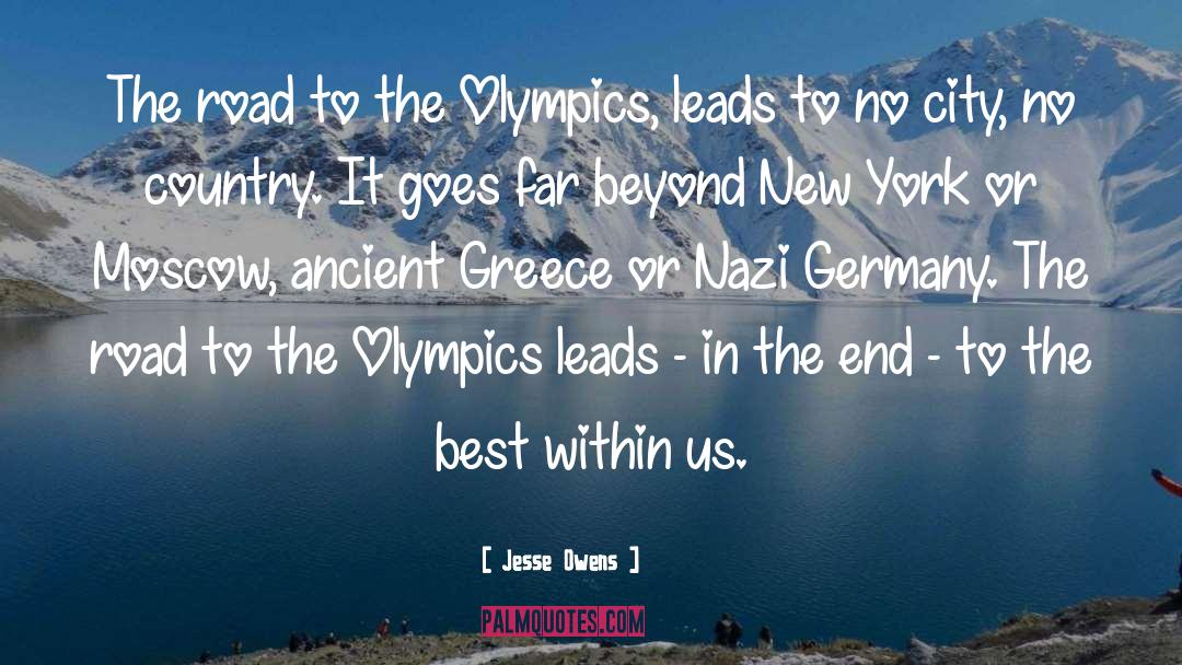 Jesse Owens Quotes: The road to the Olympics,