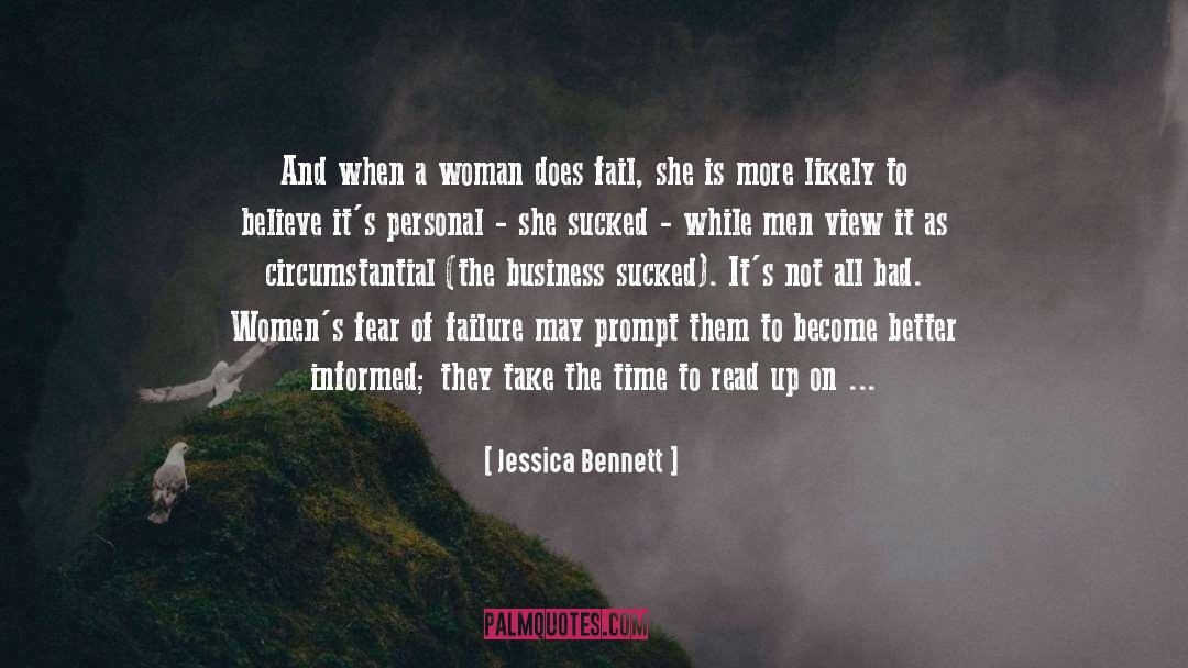 Jessica Bennett Quotes: And when a woman does