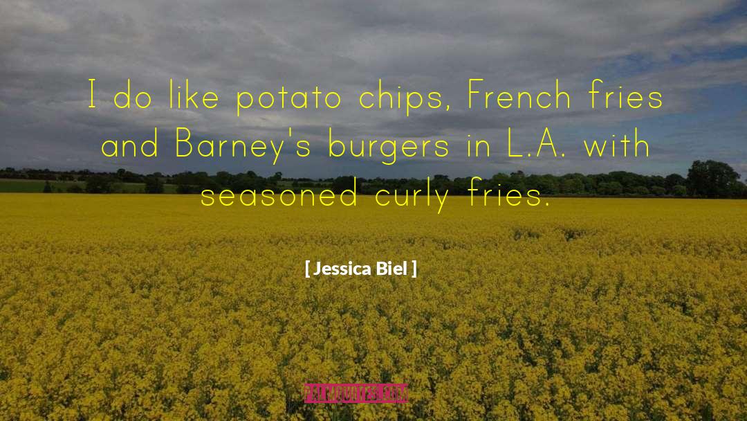 Jessica Biel Quotes: I do like potato chips,