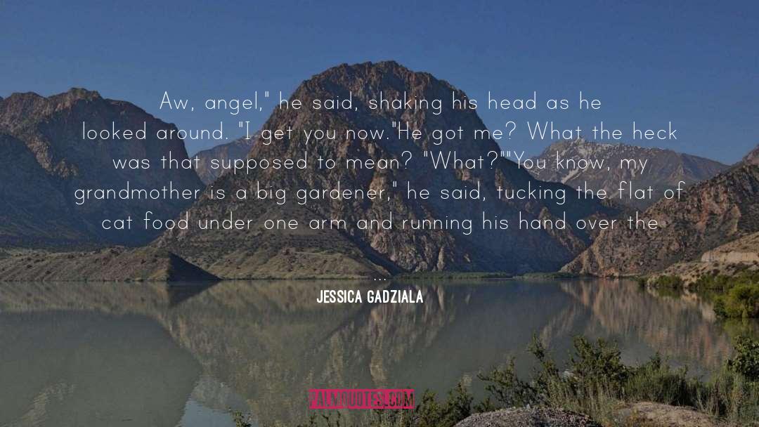Jessica Gadziala Quotes: Aw, angel,