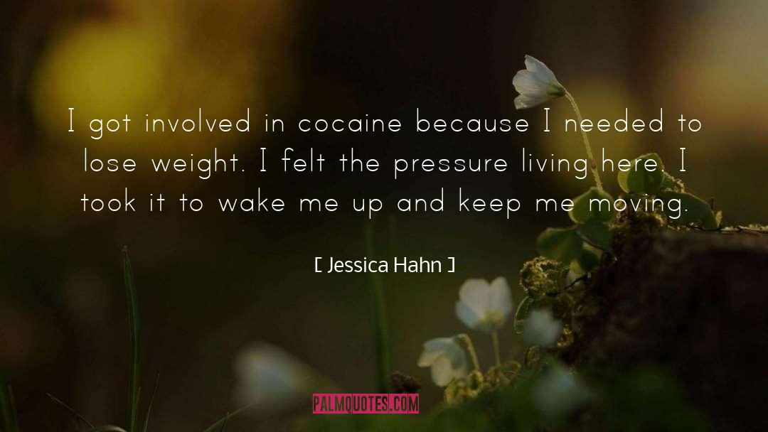 Jessica Hahn Quotes: I got involved in cocaine