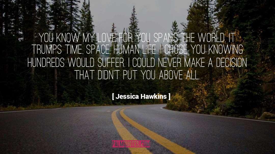 Jessica Hawkins Quotes: You know my love for